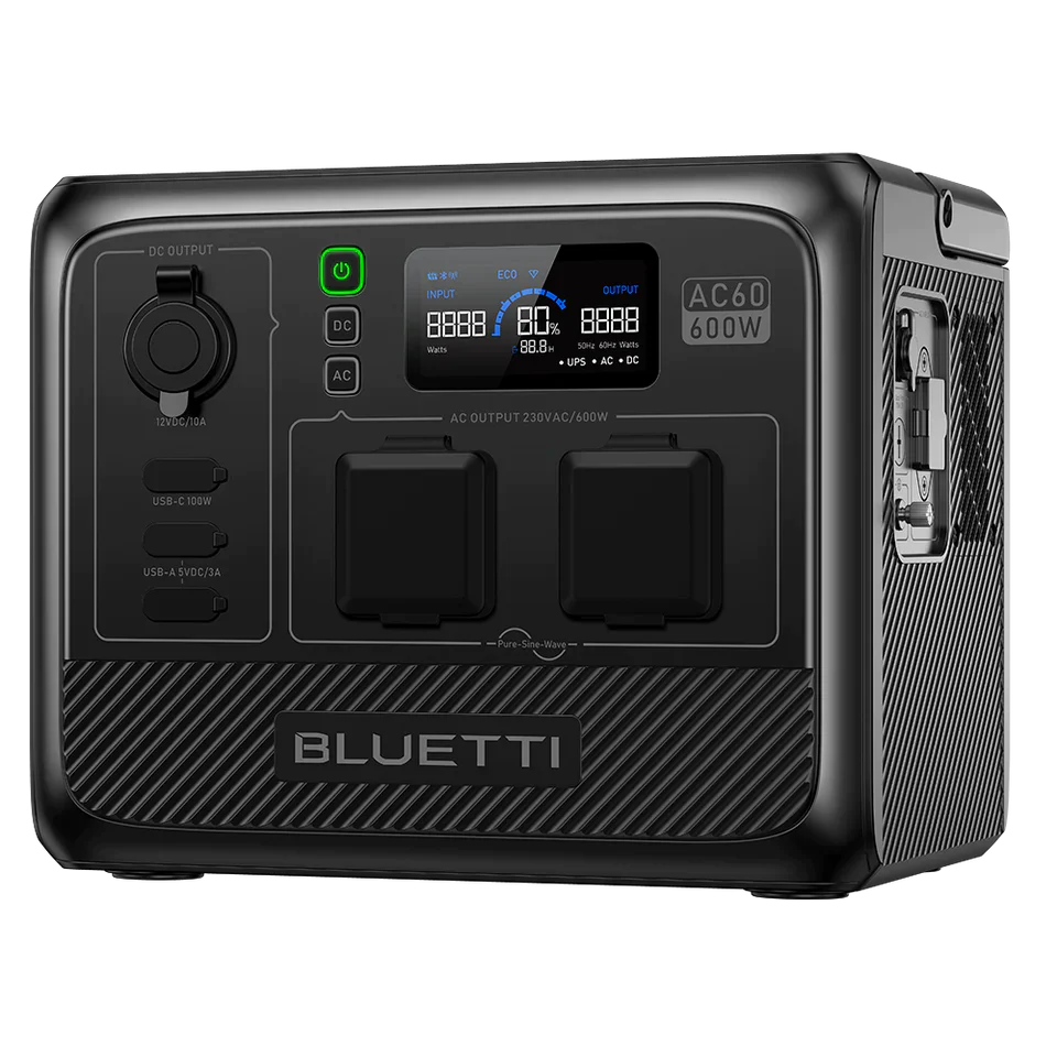 BLUETTI AC60/P Portable Power Station | 600W 403/504Wh