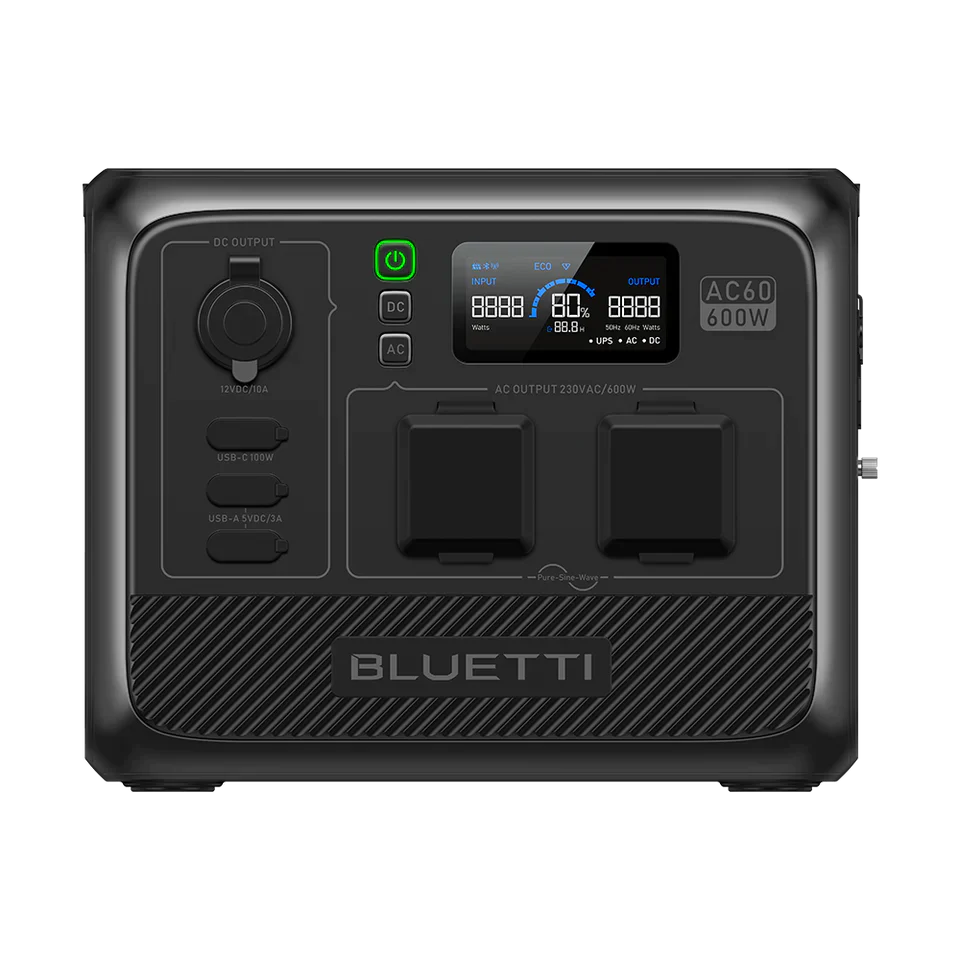 BLUETTI AC60/P Portable Power Station | 600W 403/504Wh